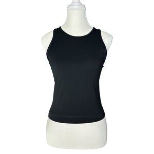 Everlane Women’s Black Athletic The Perform Tank Top Built-In Bra S/C29